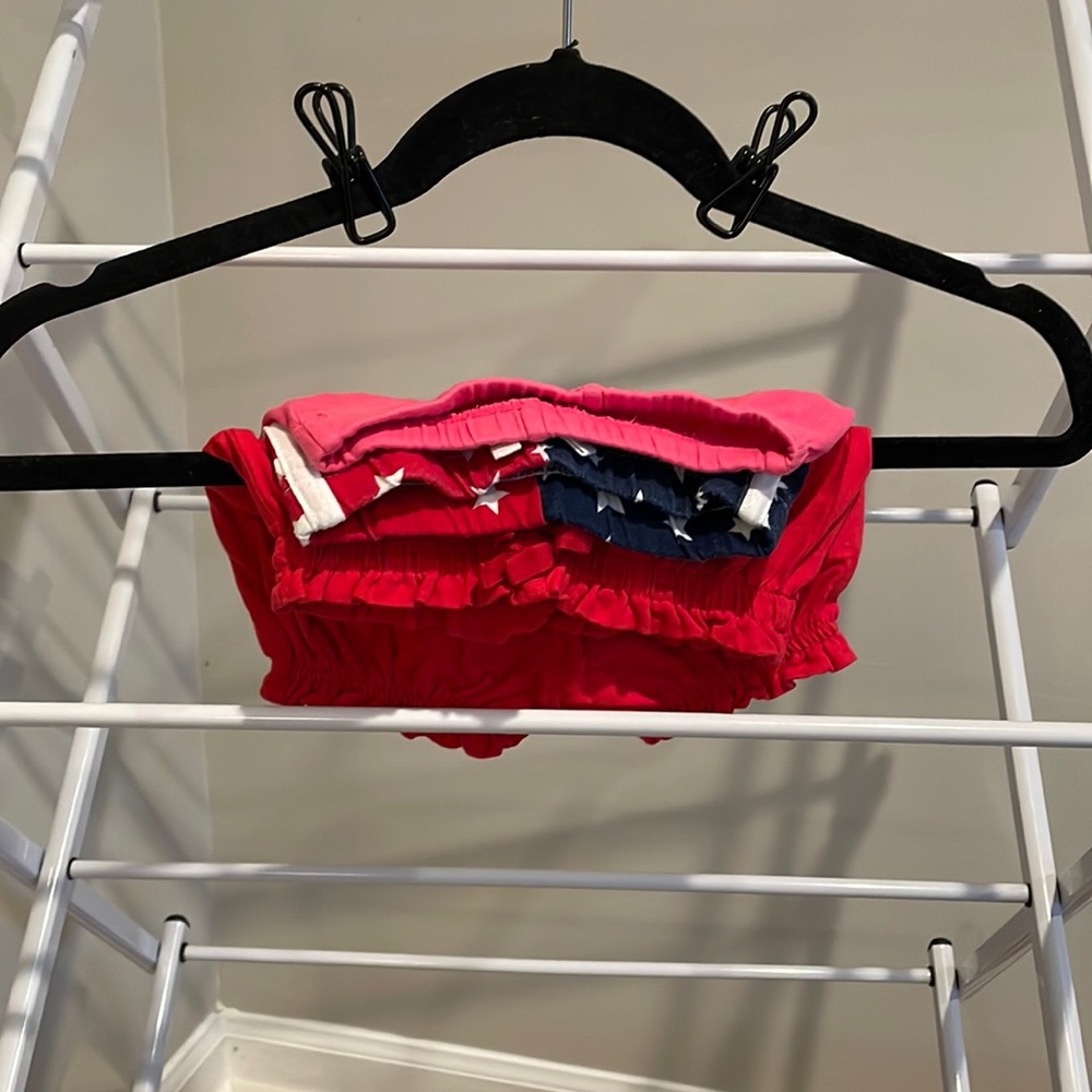 6-12m girls shorts bundle
